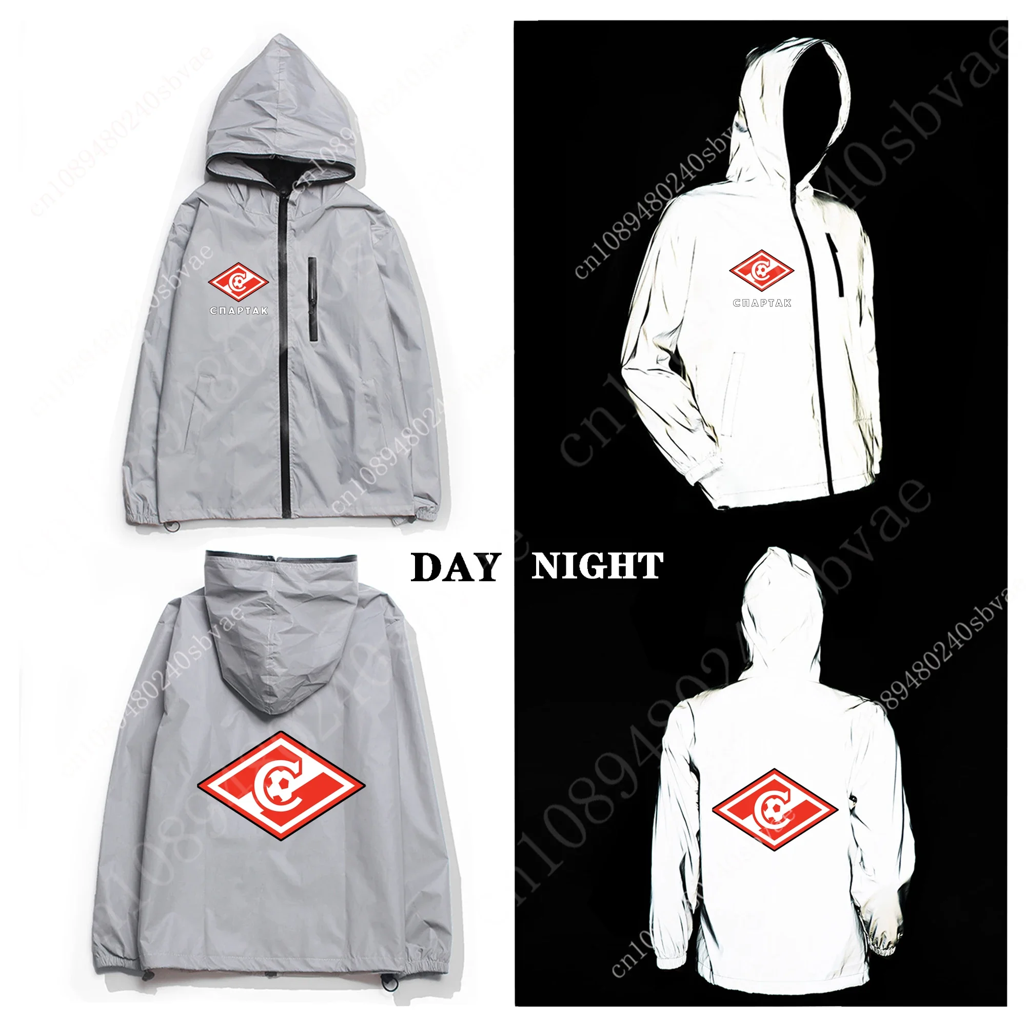 Спартак Reflective Jacket Mens Womens Coat Hooded Windbreaker Runing Pocket Jackets Cycling Hiking Zipper Customized Hoodie
Спартак Reflective Jacket Mens Womens Coat Hooded Windbreaker Runing Pocket Jackets Cycling Hiking Zipper Customized Hoodie