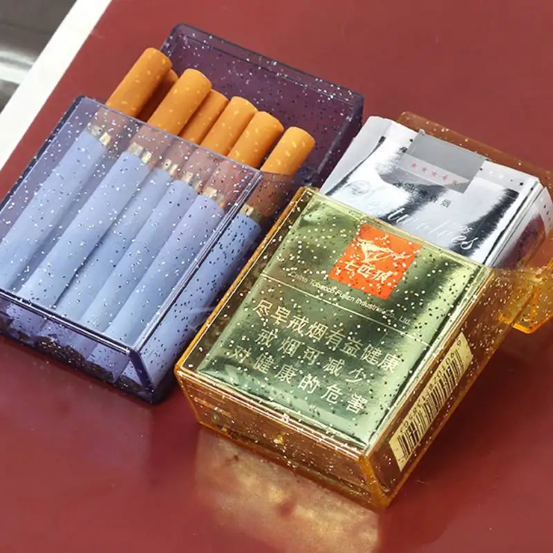 1pcs Plastic Clear Colour Cigarette Case Women Portable Transparent Cigarettes Storage Box Fits Smoking Enthusiasts Storage Boxs
1pcs Plastic Clear Colour Cigarette Case Women Portable Transparent Cigarettes Storage Box Fits Smoking Enthusiasts Storage Boxs