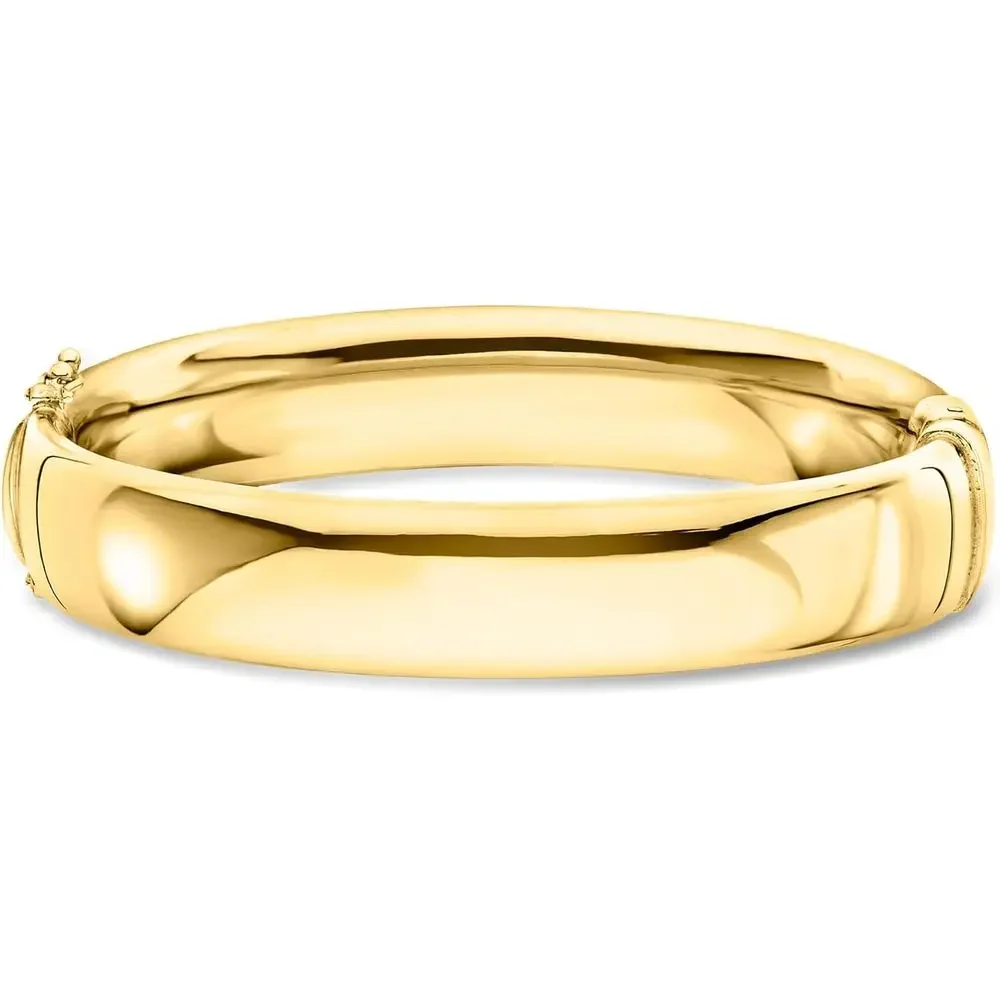 Ross-Simons 12mm 18kt Gold Over Sterling Bangle Bracelet
Ross-Simons 12mm 18kt Gold Over Sterling Bangle Bracelet