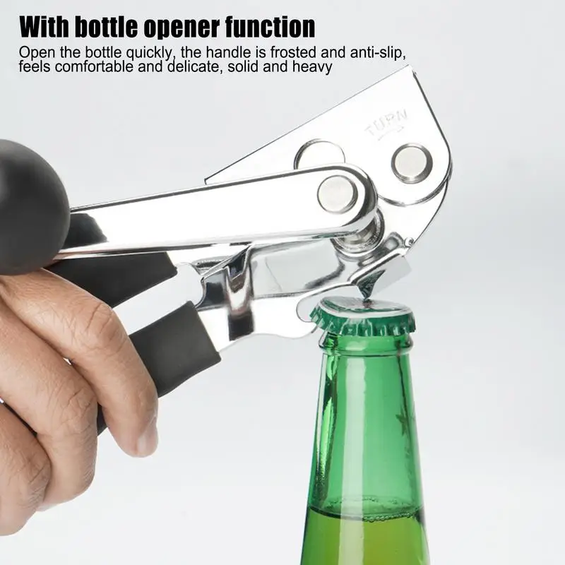 Handheld Can Opener Hand Crank Bottle Opener Multifunctional Opener Kitchen Gadgets For Weak Hands Seniors Comfortable Handle
Handheld Can Opener Hand Crank Bottle Opener Multifunctional Opener Kitchen Gadgets For Weak Hands Seniors Comfortable Handle