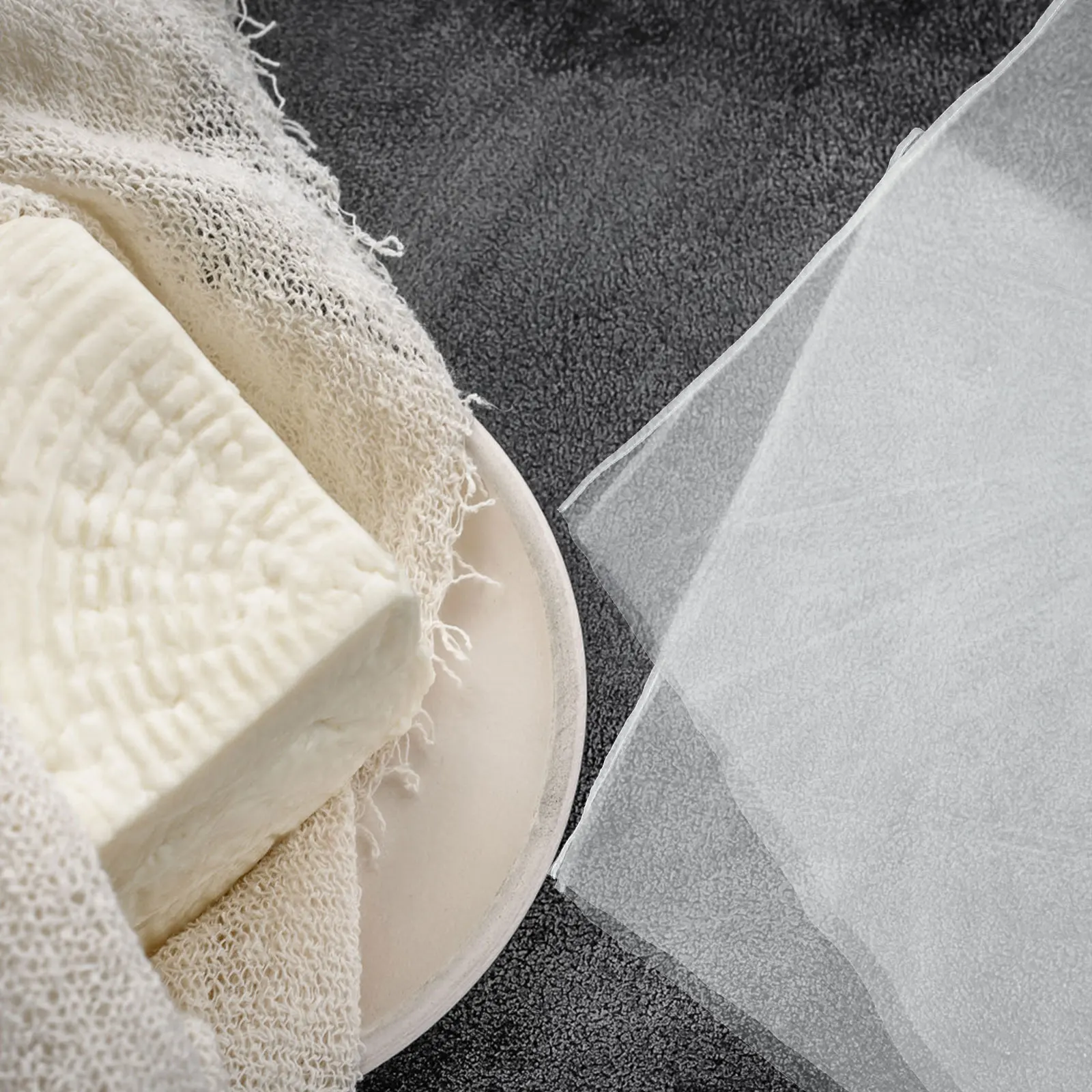 Tofu Strainer Cheesecloth Reusable Cooking Nylon No Residue Multipurpose Cloth for Straining Cheese Making Supplies
Tofu Strainer Cheesecloth Reusable Cooking Nylon No Residue Multipurpose Cloth for Straining Cheese Making Supplies