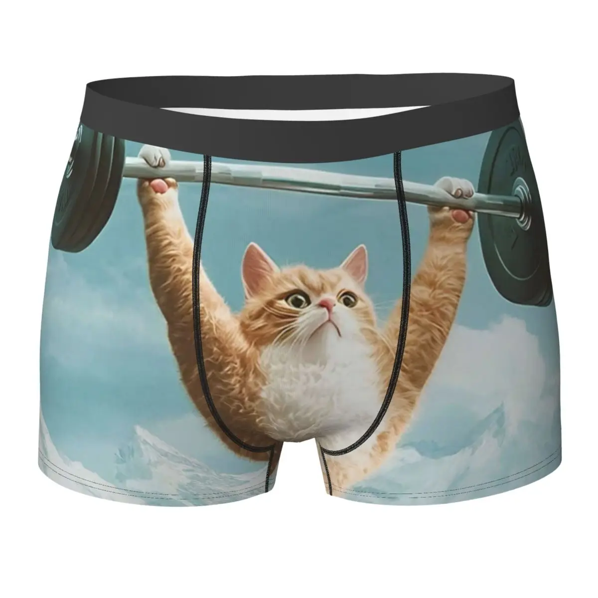 Funny Cat Gym Room Shorts Briefs Inspirational Cat Weightlifting Workout Underwear Trenky Males Boxershorts Design Underpants
Funny Cat Gym Room Shorts Briefs Inspirational Cat Weightlifting Workout Underwear Trenky Males Boxershorts Design Underpants