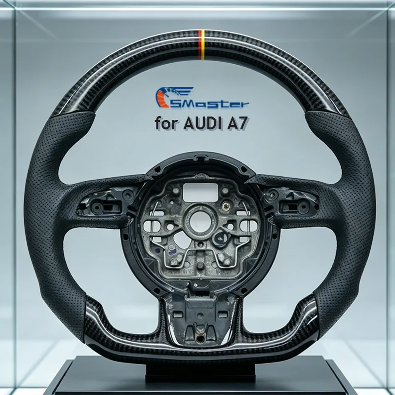 Carbon Fiber Sport Steering Wheel for Audi A7 Flat Bottom A3/A4/A4L/A5/A6/A7/A8/S7/RS4/RS6/RS7 Black Stitching Interior Upgrade
Carbon Fiber Sport Steering Wheel for Audi A7 Flat Bottom A3/A4/A4L/A5/A6/A7/A8/S7/RS4/RS6/RS7 Black Stitching Interior Upgrade