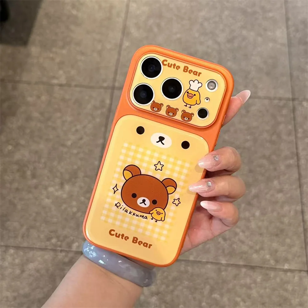 Kawaii Rilakkuma Glass Phone Case for iPhone 16 Pro 15 Pro Max 13 14 17 Cover Cartoon Cases Cute Bear Shockproof Funda For 16Max
Kawaii Rilakkuma Glass Phone Case for iPhone 16 Pro 15 Pro Max 13 14 17 Cover Cartoon Cases Cute Bear Shockproof Funda For 16Max