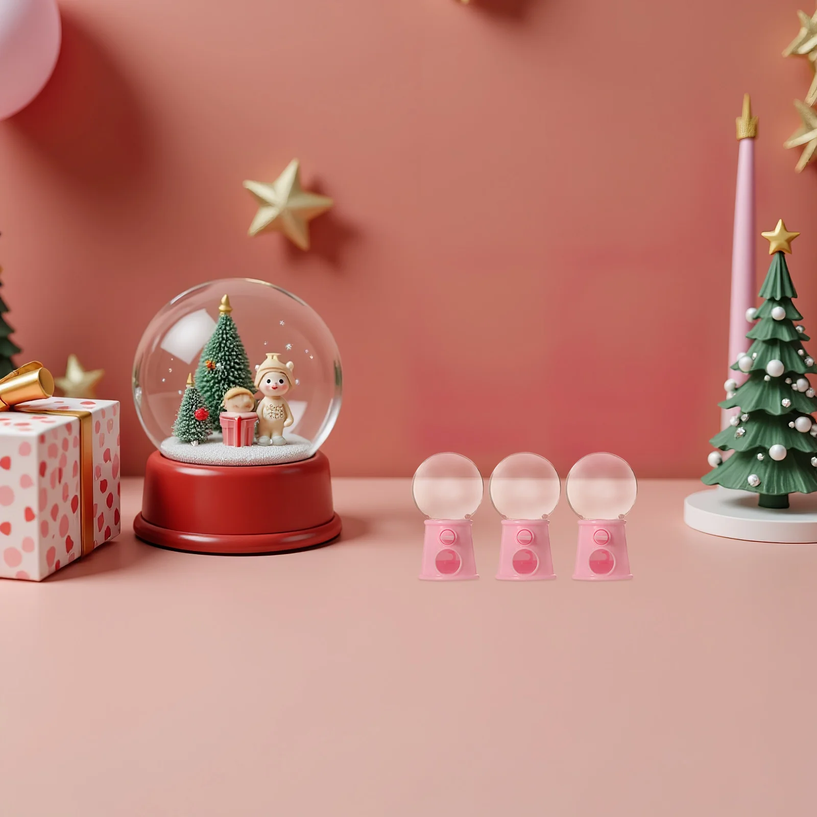 3 Pcs Candy Machine Mini Automatic Dispenser Gumball for Bulk Replacement Vending Plastic Play Kidsmini Pink
3 Pcs Candy Machine Mini Automatic Dispenser Gumball for Bulk Replacement Vending Plastic Play Kidsmini Pink