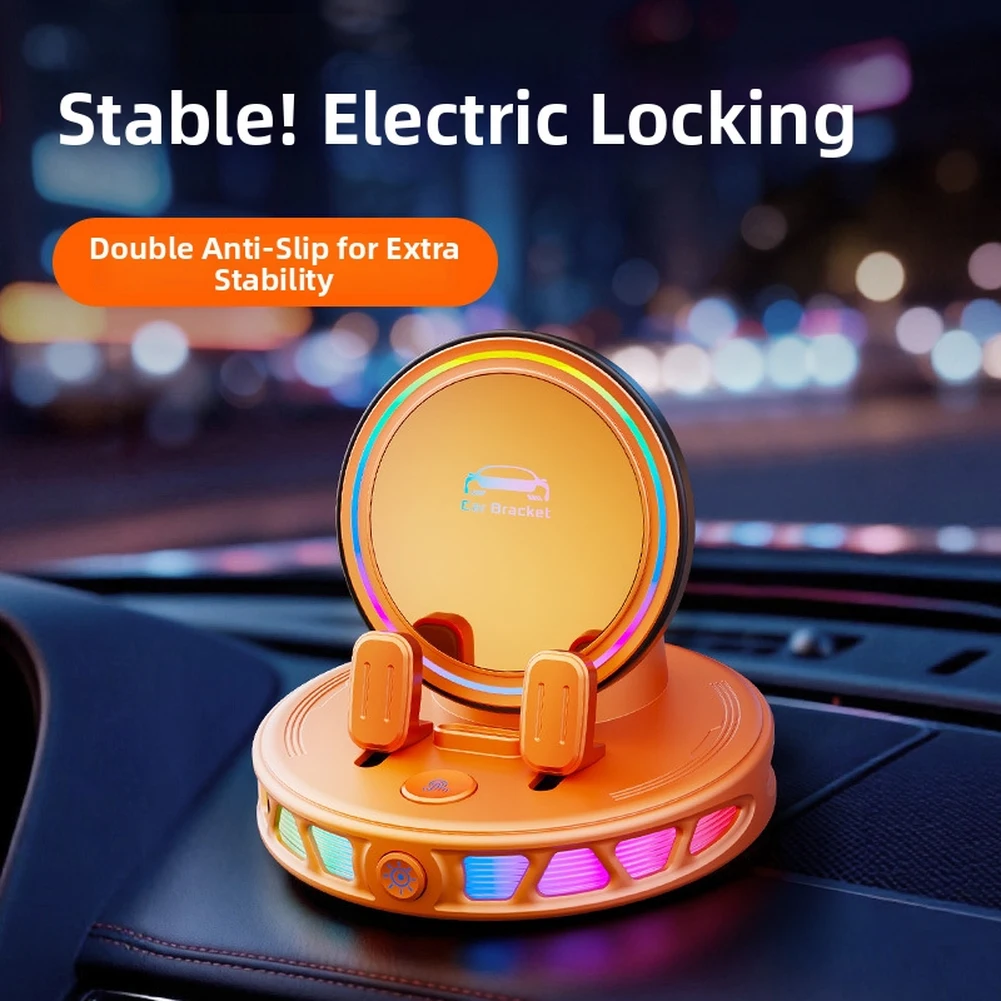 15W Wireless Car Phone Holder With RGB Ambient Light Automatic Clamping & Fast Magnetic Wireless Charger Bracket For Phone
15W Wireless Car Phone Holder With RGB Ambient Light Automatic Clamping & Fast Magnetic Wireless Charger Bracket For Phone