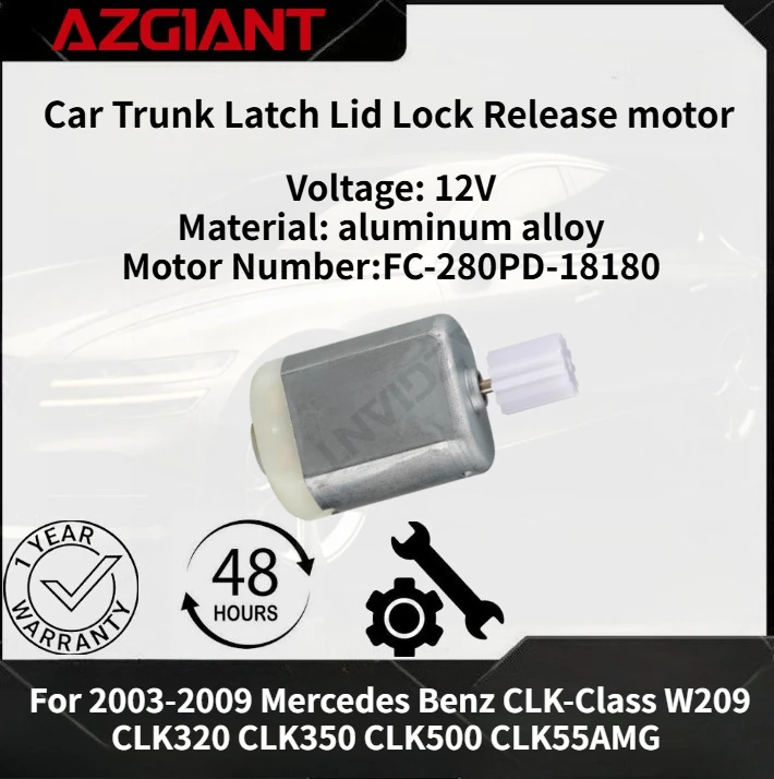 For 2003-2009 Mercedes Benz CLK-Class W209 CLK320 CLK350 CLK500 CLK55AMG Car Trunk Latch Lid Lock Release motor New high-quality
For 2003-2009 Mercedes Benz CLK-Class W209 CLK320 CLK350 CLK500 CLK55AMG Car Trunk Latch Lid Lock Release motor New high-quality