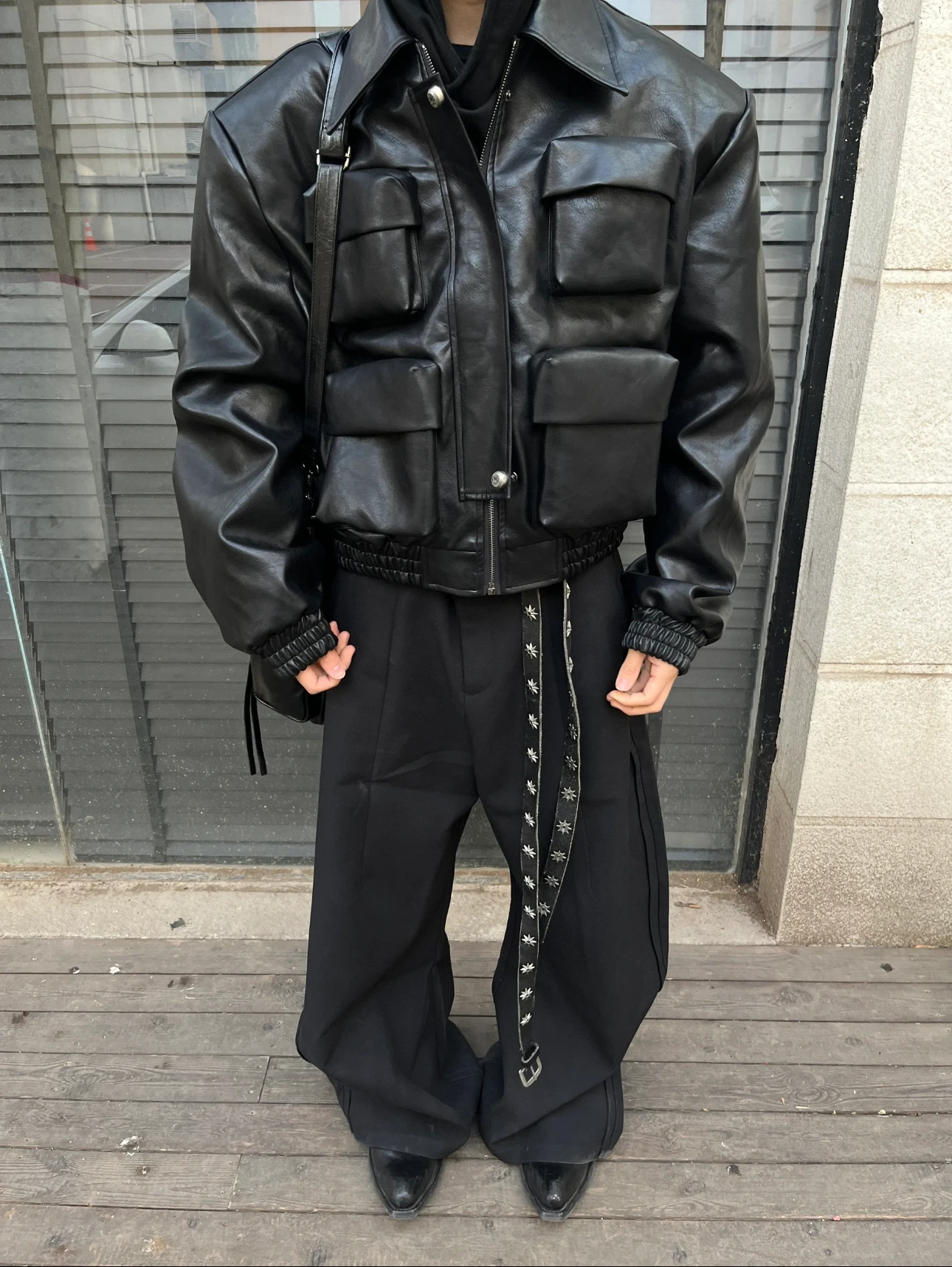 American Retro Multi-ket Leather Jaet Men's CleanFit Trendy Brand High-End ort Motorcycle Couple Outerwear
American Retro Multi-ket Leather Jaet Men's CleanFit Trendy Brand High-End ort Motorcycle Couple Outerwear