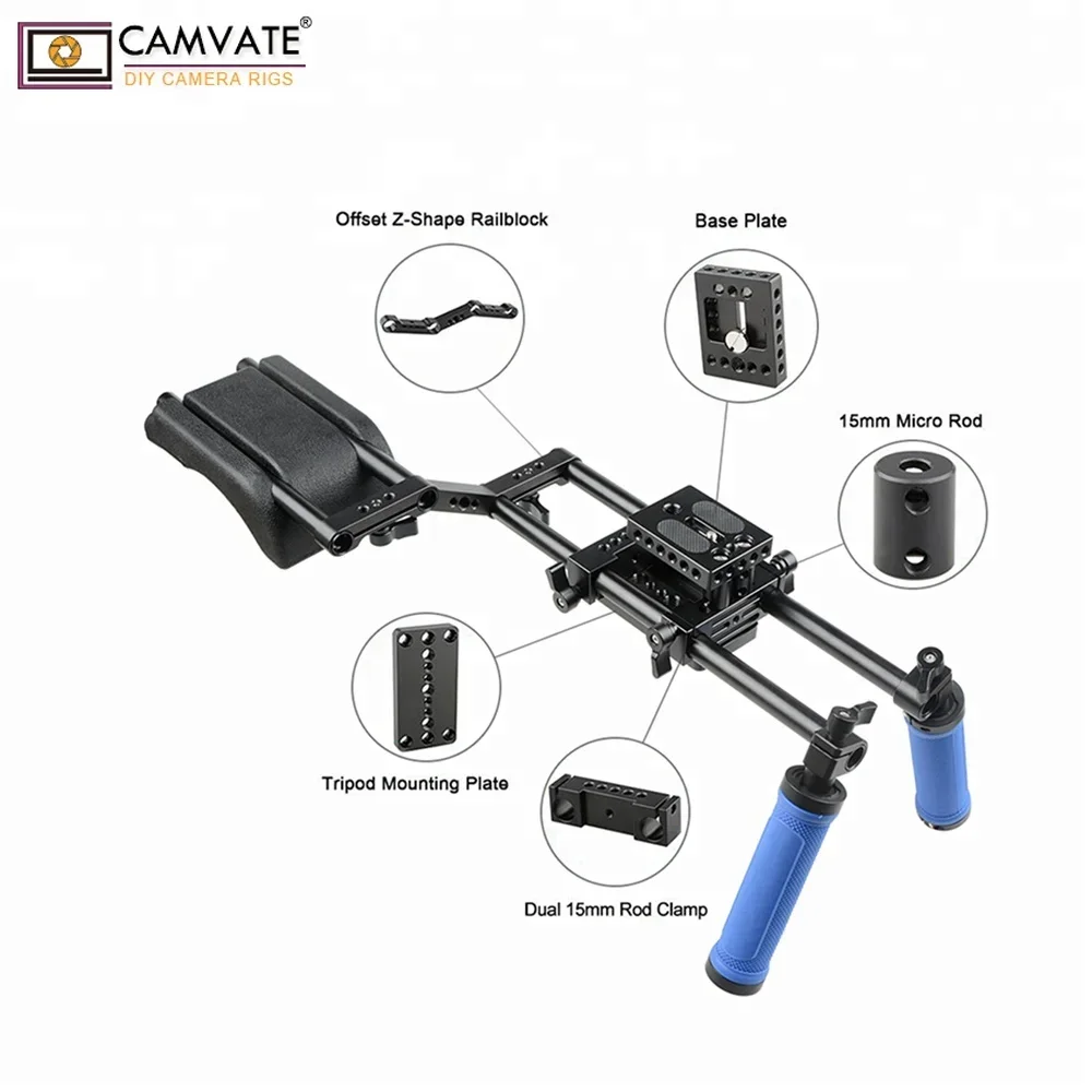 2025 CAMVATE Wholesale Pro Camera Shoulder Rig Accessories
2025 CAMVATE Wholesale Pro Camera Shoulder Rig Accessories