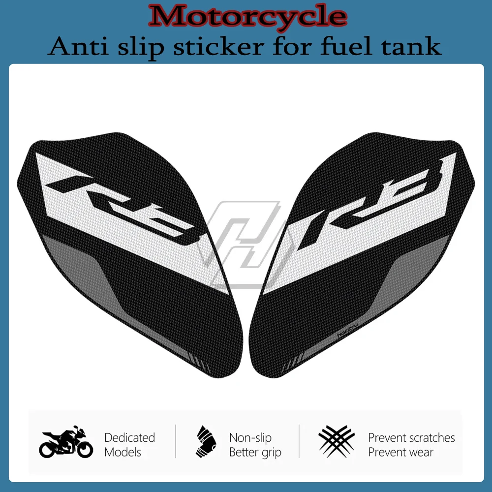 Motorcycle Accessorie Side Tank Grip Protection For Yamaha R3 2019-2022 Fuel tank side sticker
Motorcycle Accessorie Side Tank Grip Protection For Yamaha R3 2019-2022 Fuel tank side sticker