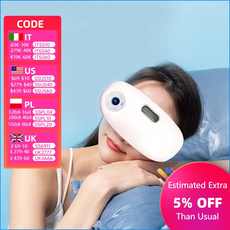 High-Tech Hydrogen Smart Eye Massager Eye Care Relaxing Soothing Portable H2 Eye Glasses for Hydrogen Therapy
High-Tech Hydrogen Smart Eye Massager Eye Care Relaxing Soothing Portable H2 Eye Glasses for Hydrogen Therapy