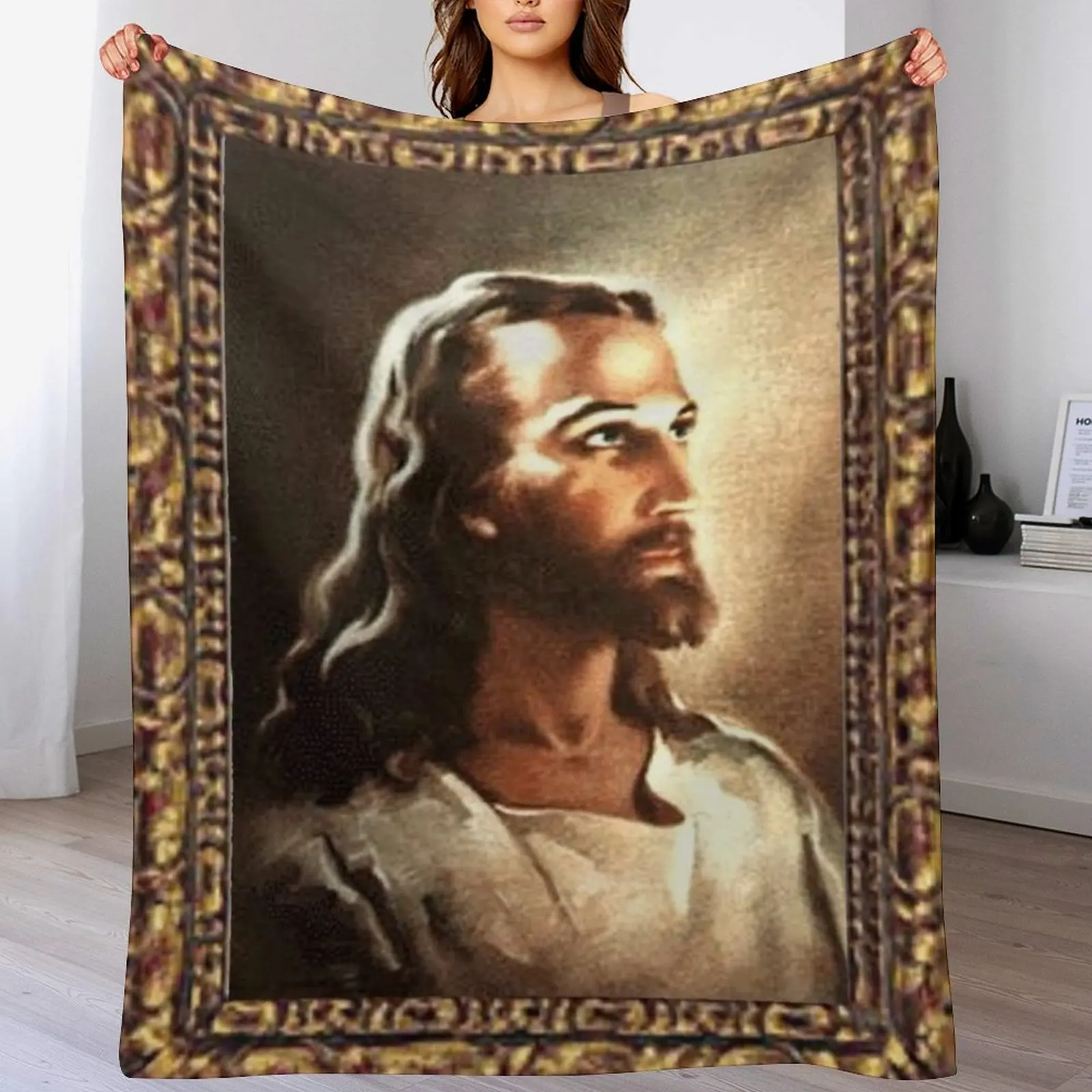 WARNER SALLMAN'S JESUS FRAMED Throw Blanket Luxury Throw funny gift Soft Big for winter Blankets
WARNER SALLMAN'S JESUS FRAMED Throw Blanket Luxury Throw funny gift Soft Big for winter Blankets