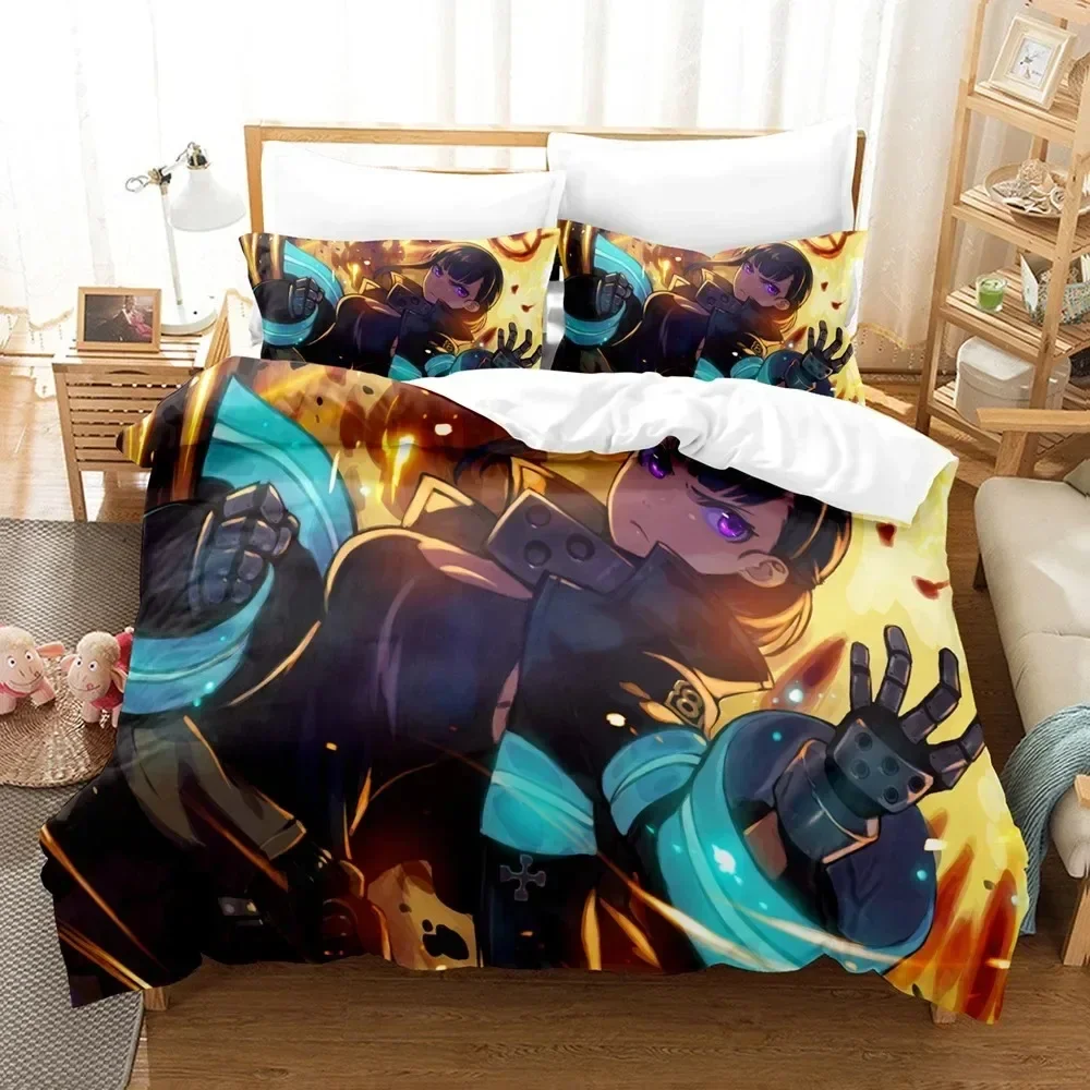 Fire Force Bedding Set Duvet Cover Sheet Printed Bed Set Pillowcase Bed Full Queen King Size Comforter Bedroom Decor Gift
Fire Force Bedding Set Duvet Cover Sheet Printed Bed Set Pillowcase Bed Full Queen King Size Comforter Bedroom Decor Gift