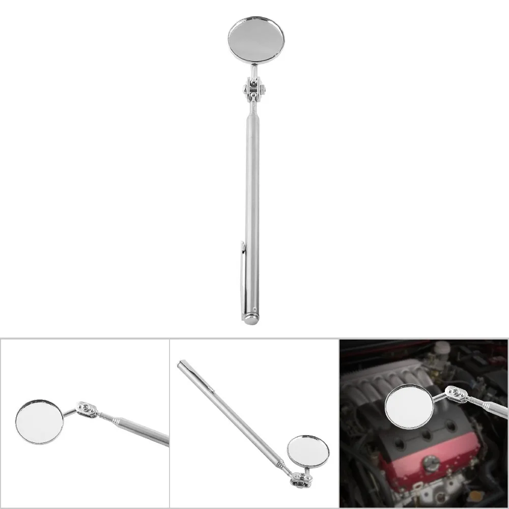 Telescopic Telescopic Inspection Mirror Swivel Head 360 Rotation Extending Detection Mirror Multiple Sizes Anti-Slip
Telescopic Telescopic Inspection Mirror Swivel Head 360 Rotation Extending Detection Mirror Multiple Sizes Anti-Slip