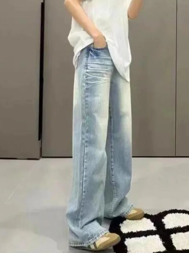 Широкие джинсы женские мешковатые потертые винтажные универсальные уличные модные простые брюки американский стиль подростковые шикарные весенние повседневные
Широкие джинсы женские мешковатые потертые винтажные универсальные уличные модные простые брюки американский стиль подростковые шикарные весенние повседневные