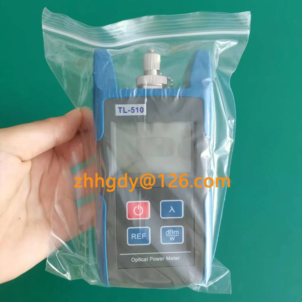 Handheld Fiber Optic Power Meter with FC SCConnector, Fiber Optic Tester, TL-510
Handheld Fiber Optic Power Meter with FC SCConnector, Fiber Optic Tester, TL-510