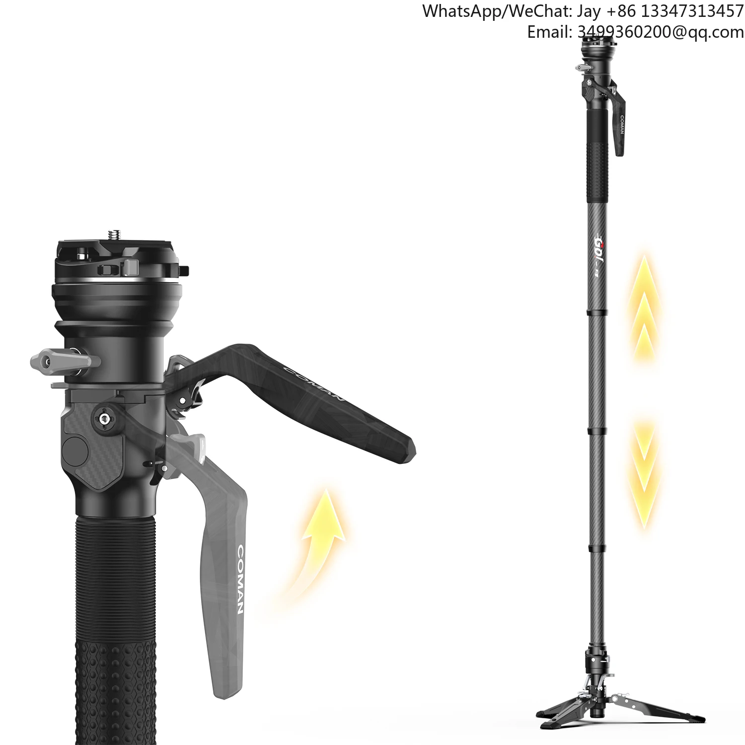 M1S 4 Sections Video One Click Lifting Monopod Professional Camera Carbon Fiber One Click Monopod 1655mm
M1S 4 Sections Video One Click Lifting Monopod Professional Camera Carbon Fiber One Click Monopod 1655mm