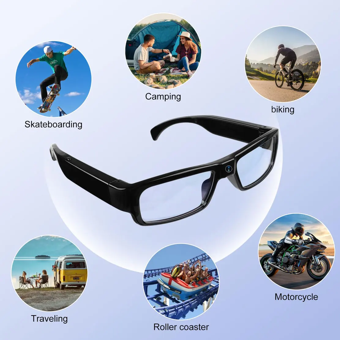 Multi functional smart glasses, sunglasses, sports glasses, supporting cycling, indoor, outdoor sports, etc
Multi functional smart glasses, sunglasses, sports glasses, supporting cycling, indoor, outdoor sports, etc