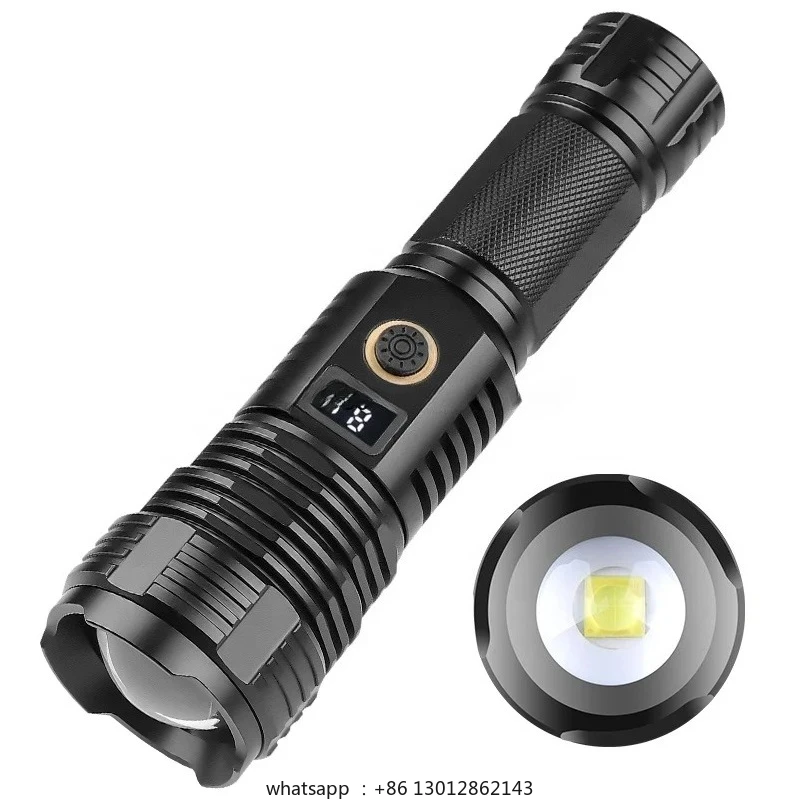 LLL 3000 lumens flashlight LED remote variable zoom high-quality LED outdoor camping flashlight
LLL 3000 lumens flashlight LED remote variable zoom high-quality LED outdoor camping flashlight