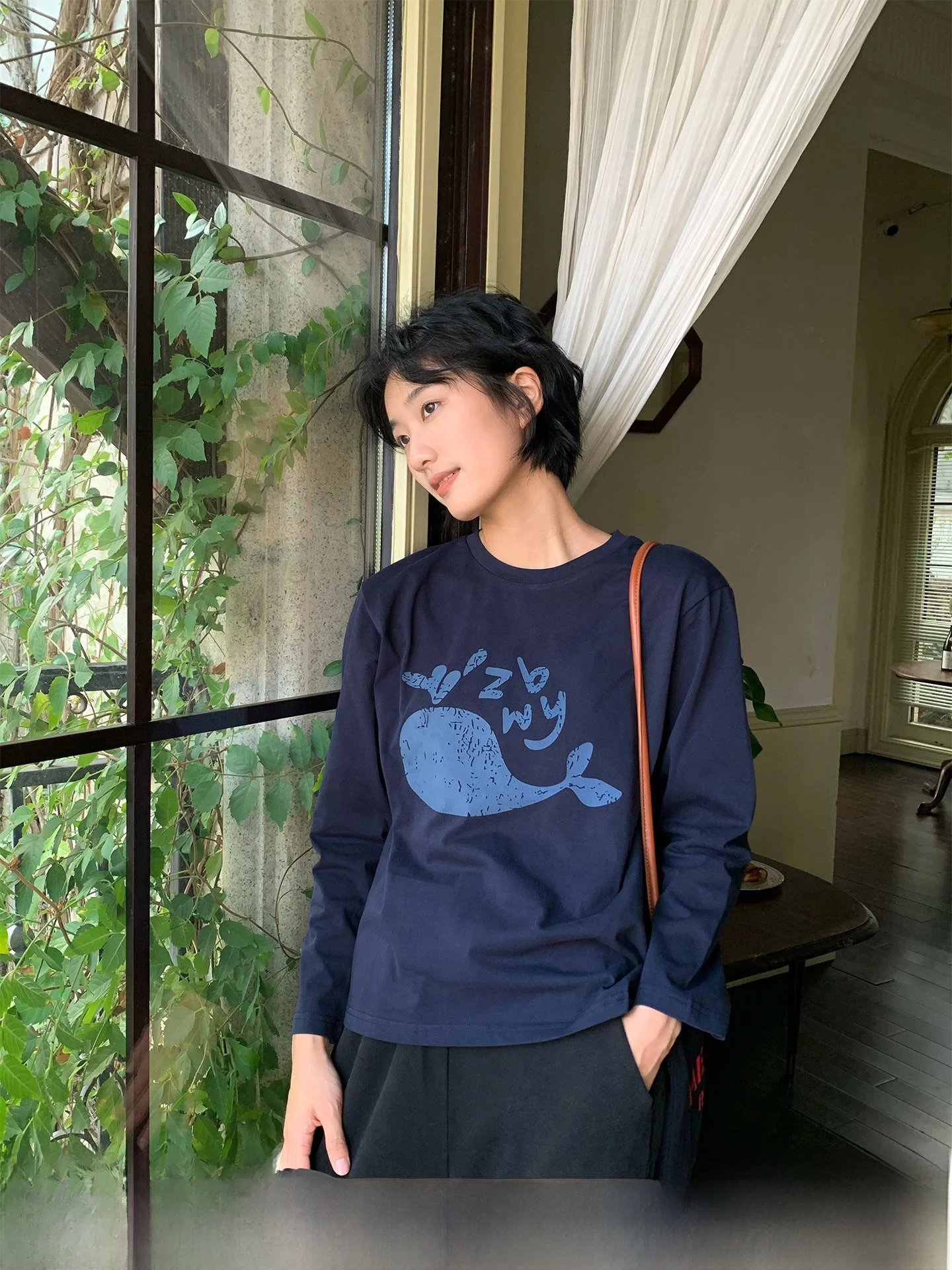 Pure Cotton Printed Casual Long Sleeve T-Shirt Women's Crew Neck Pullover Base Shirt Loose Fit Summer Comfortable Breathable
Pure Cotton Printed Casual Long Sleeve T-Shirt Women's Crew Neck Pullover Base Shirt Loose Fit Summer Comfortable Breathable