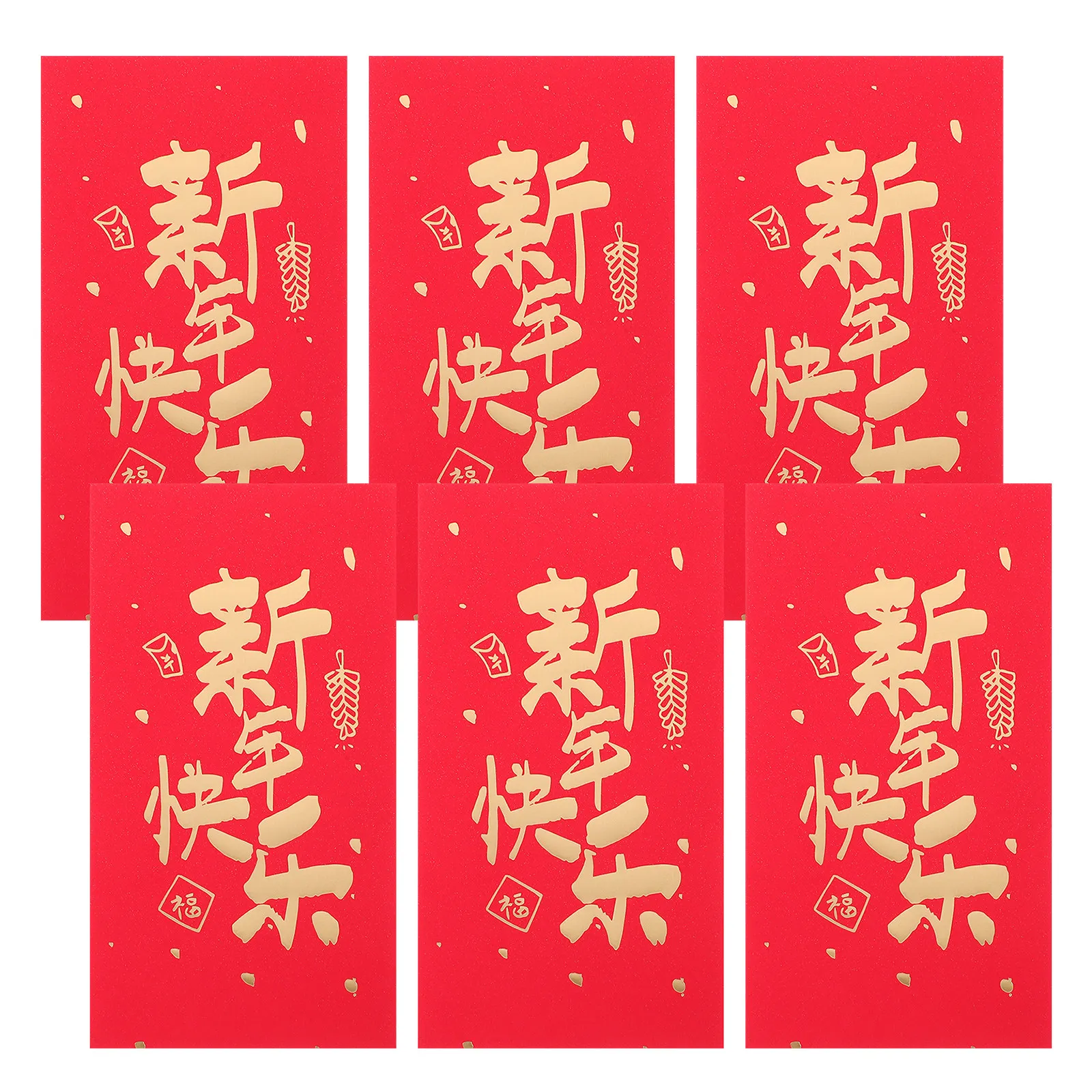 6Pcs Red Envelope Traditional Style Thickened Paper Lucky Money Envelope for Lunar New Year Festival Cash Gift Packet
6Pcs Red Envelope Traditional Style Thickened Paper Lucky Money Envelope for Lunar New Year Festival Cash Gift Packet