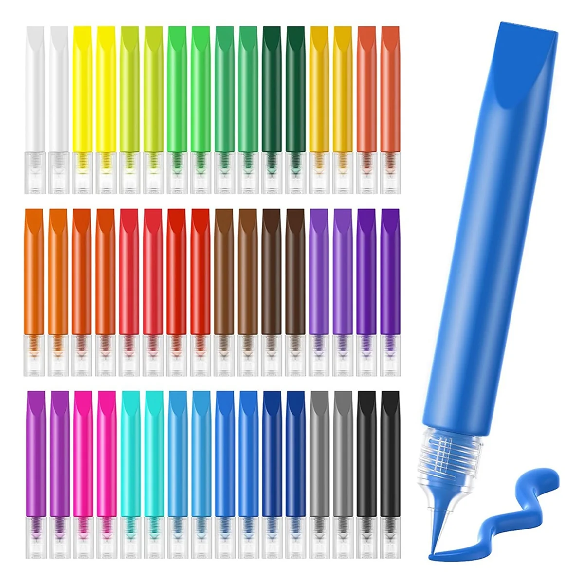 Y19A 48 Pcs Suncatcher Paint Pens for Kids Stained Glass Window Art Paint Pens Suncatcher Paint Crafts Sets for Kids
Y19A 48 Pcs Suncatcher Paint Pens for Kids Stained Glass Window Art Paint Pens Suncatcher Paint Crafts Sets for Kids