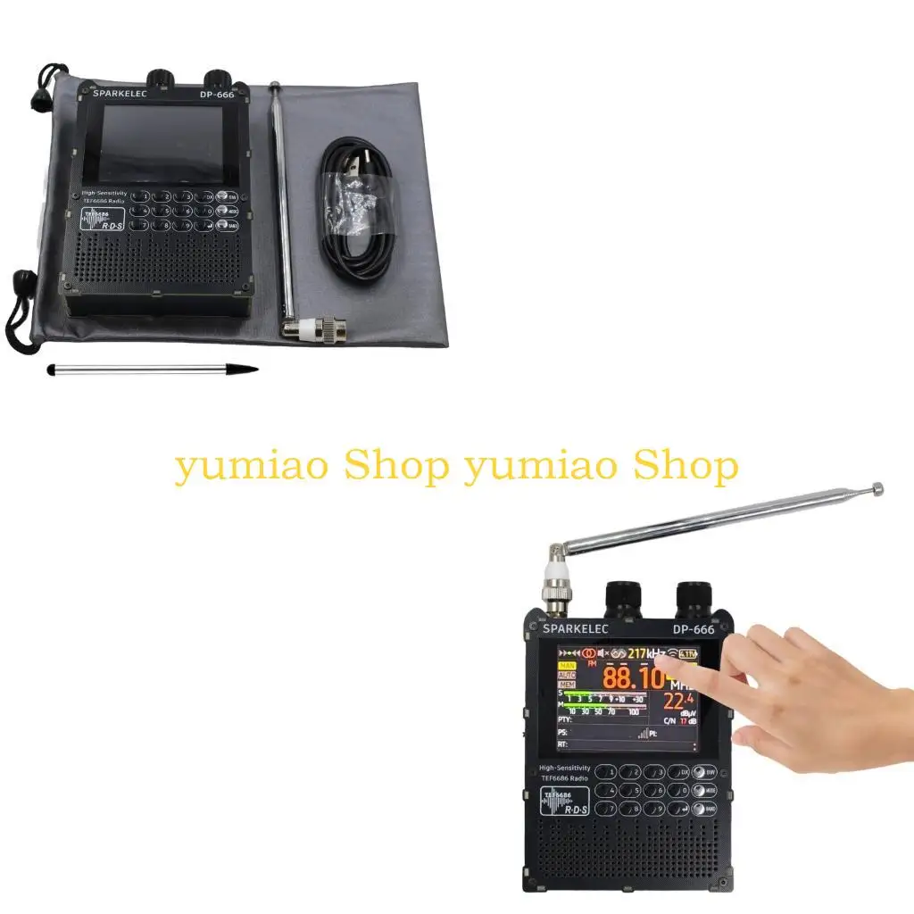 587B High Sensitivity Full Band FM SW Radio Receiver With Antennae 5000mAh Battery
587B High Sensitivity Full Band FM SW Radio Receiver With Antennae 5000mAh Battery