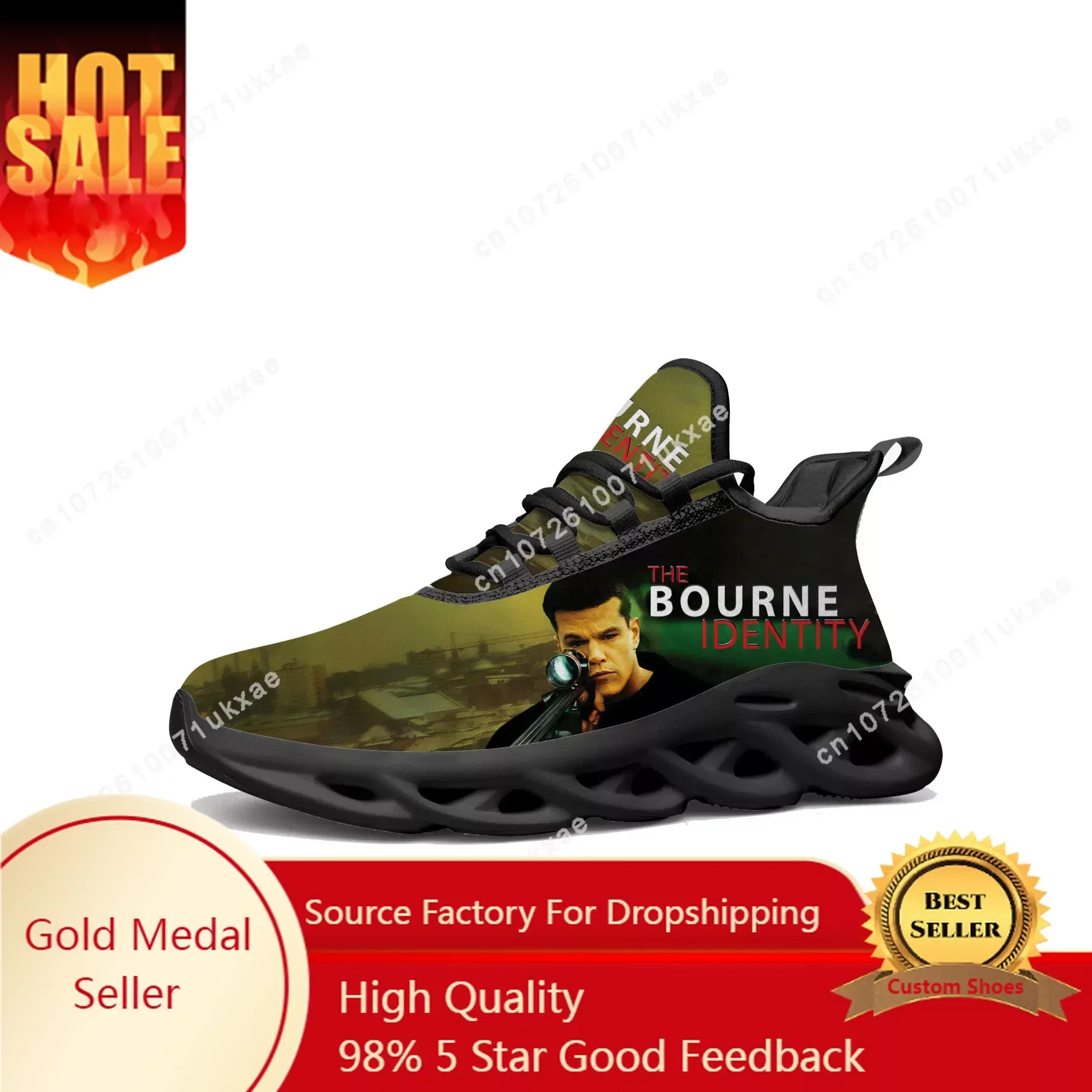 Bourne Identity Flats Sneakers Mens Womens Sports Shoes High Quality Matt Damon Sneaker Lace Up Mesh Footwear Custom Made Shoe
Bourne Identity Flats Sneakers Mens Womens Sports Shoes High Quality Matt Damon Sneaker Lace Up Mesh Footwear Custom Made Shoe