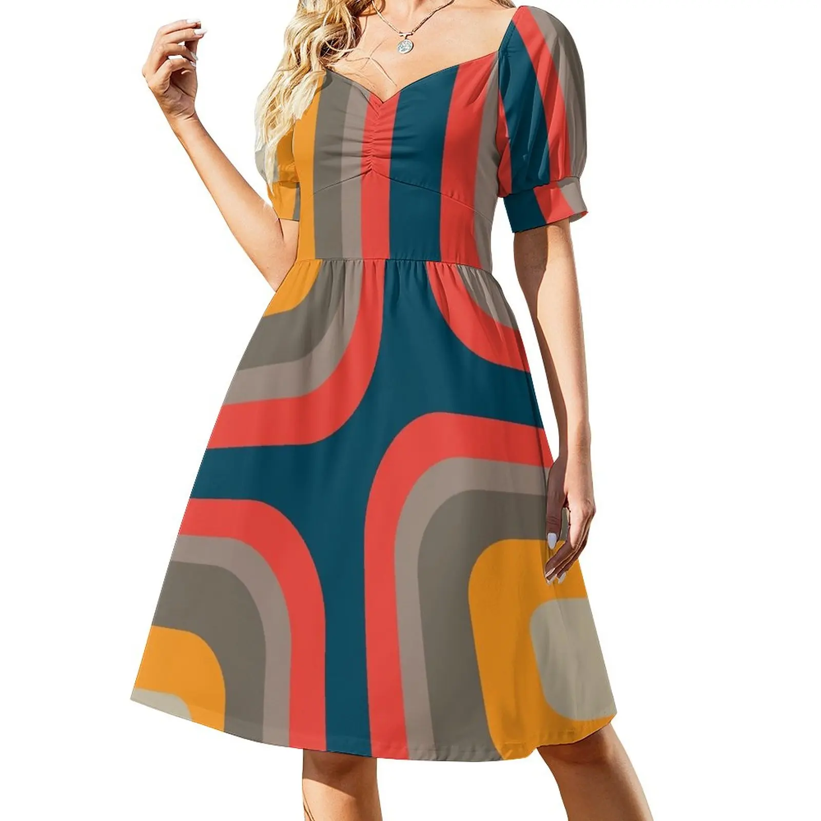 Mid Century Blue Dress Women's dresses ladies dresses for special occasion cute dress
Mid Century Blue Dress Women's dresses ladies dresses for special occasion cute dress