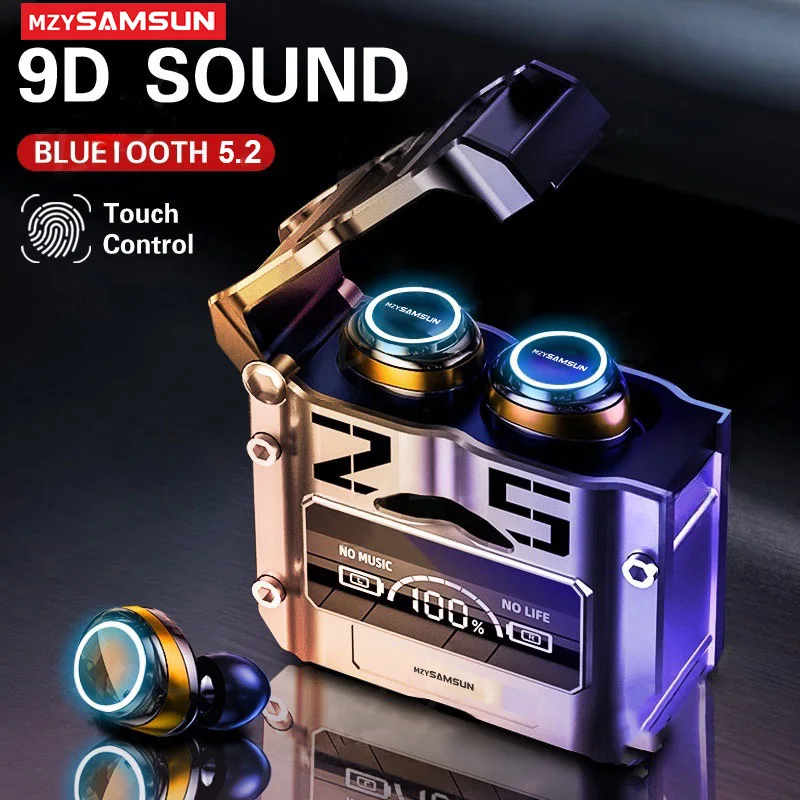 TWS Bluetooth Earphones M25 Sport Wireless Headphones 9D Sound Waterproof Gaming Headset Touch Control Earbuds Built-in Mic
TWS Bluetooth Earphones M25 Sport Wireless Headphones 9D Sound Waterproof Gaming Headset Touch Control Earbuds Built-in Mic