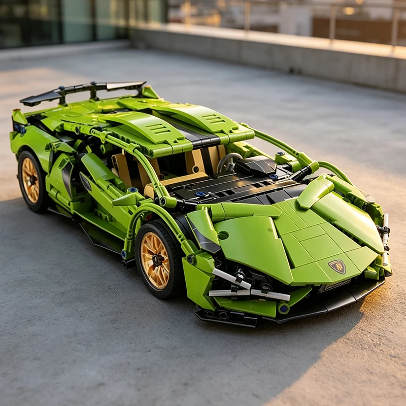 1:14 Technical 678Pcs Green Super Speed Sports Car Building Blocks Model Racing Assembly Bricks Kid Adults Toys Desktop Ornament
1:14 Technical 678Pcs Green Super Speed Sports Car Building Blocks Model Racing Assembly Bricks Kid Adults Toys Desktop Ornament