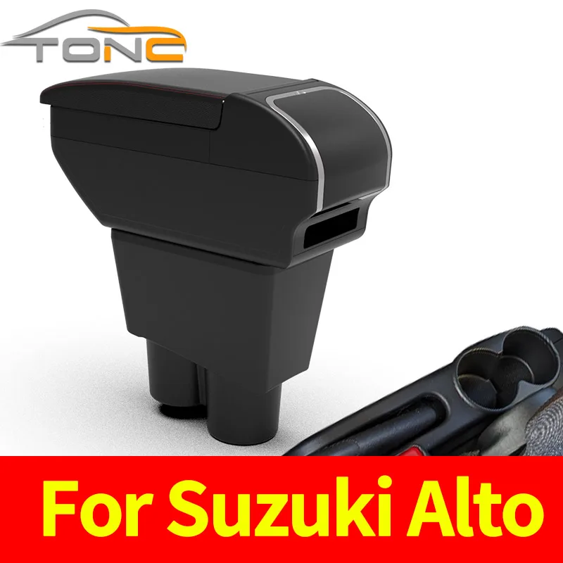 For Suzuki Alto armrest box For Suzuki Alto car center console armrest storage box with cup holder Interior modification Parts
For Suzuki Alto armrest box For Suzuki Alto car center console armrest storage box with cup holder Interior modification Parts