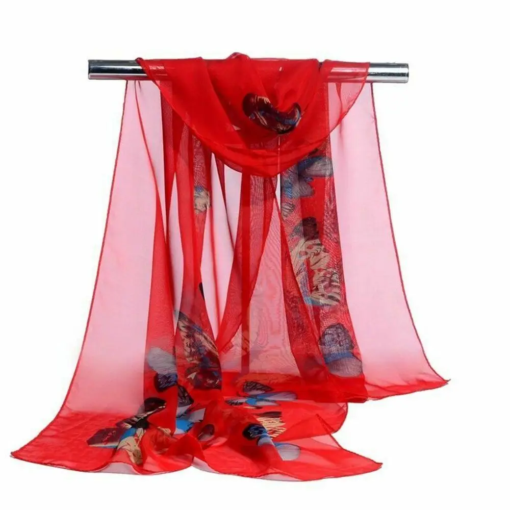 Women Soft Wrap Fashion Shawl Silk Flower Print Long Chiffon Scarf
Women Soft Wrap Fashion Shawl Silk Flower Print Long Chiffon Scarf