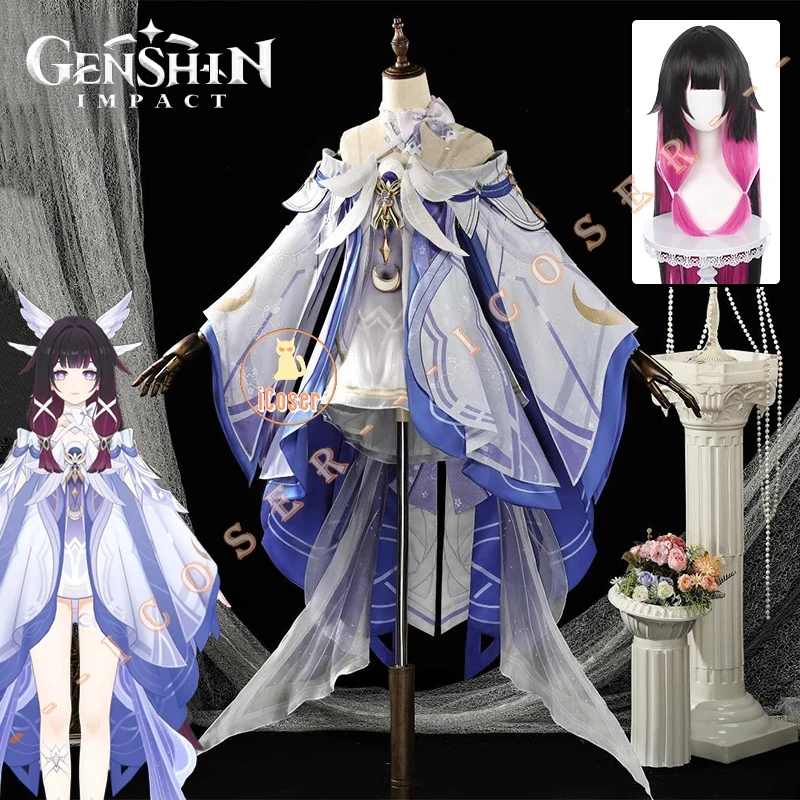 ✦2026✦Genshin Impact Columbina Cosplay Costume Wig The Damselette Dress Uniform Eleven Fatui Harbingers Halloween Party for Wom✦
✦2026✦Genshin Impact Columbina Cosplay Costume Wig The Damselette Dress Uniform Eleven Fatui Harbingers Halloween Party for Wom✦