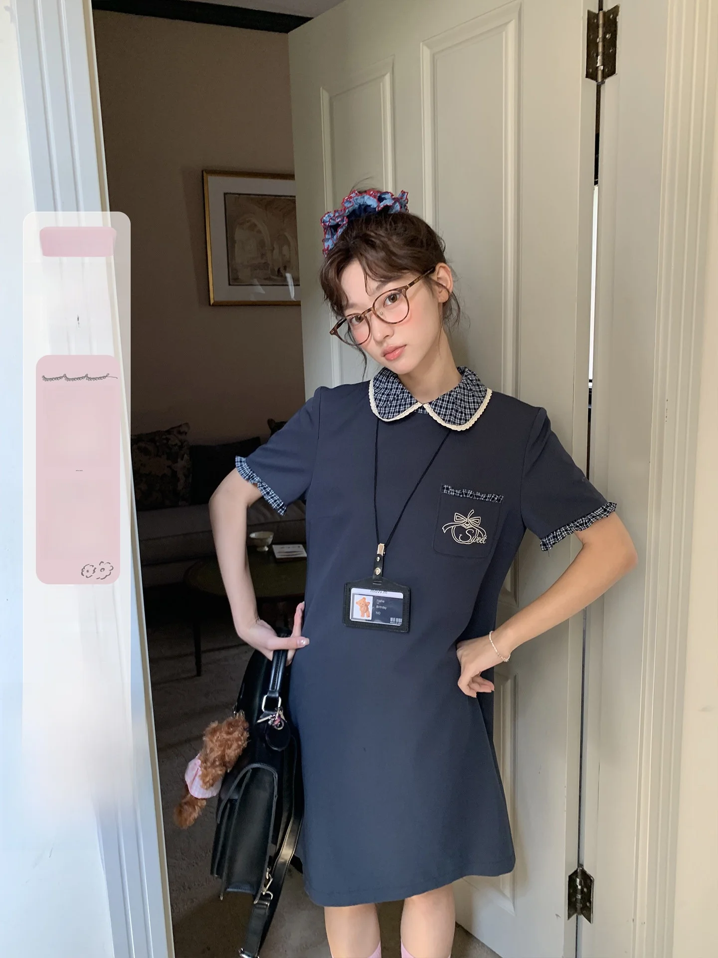 Preppy Sle ort Sve Dr Fake Two-Piece Suit Girl's Summer Dr Zipper Closure H-Line A-Line Skirt Polyester Fiber
Preppy Sle ort Sve Dr Fake Two-Piece Suit Girl's Summer Dr Zipper Closure H-Line A-Line Skirt Polyester Fiber