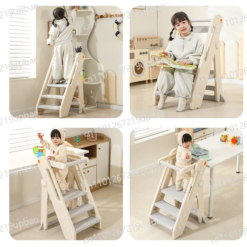 Регулируемая по высоте подставка-табурет, подходит для детей для мытья рук и учебы
Регулируемая по высоте подставка-табурет, подходит для детей для мытья рук и учебы