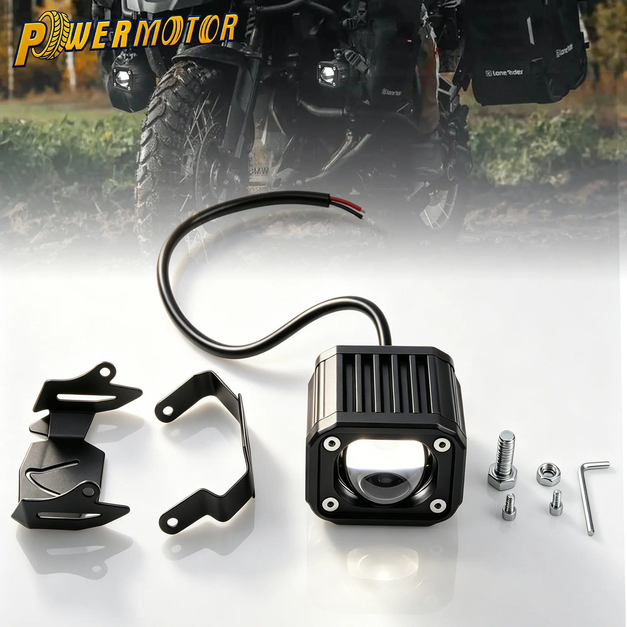 12-80V 40W Motorcycle LED Fog Light 4000LM IP68 Spot Auxiliary Light For Motorcycle ATV UTV Offroad Vehicle Upgrade Accessories
12-80V 40W Motorcycle LED Fog Light 4000LM IP68 Spot Auxiliary Light For Motorcycle ATV UTV Offroad Vehicle Upgrade Accessories