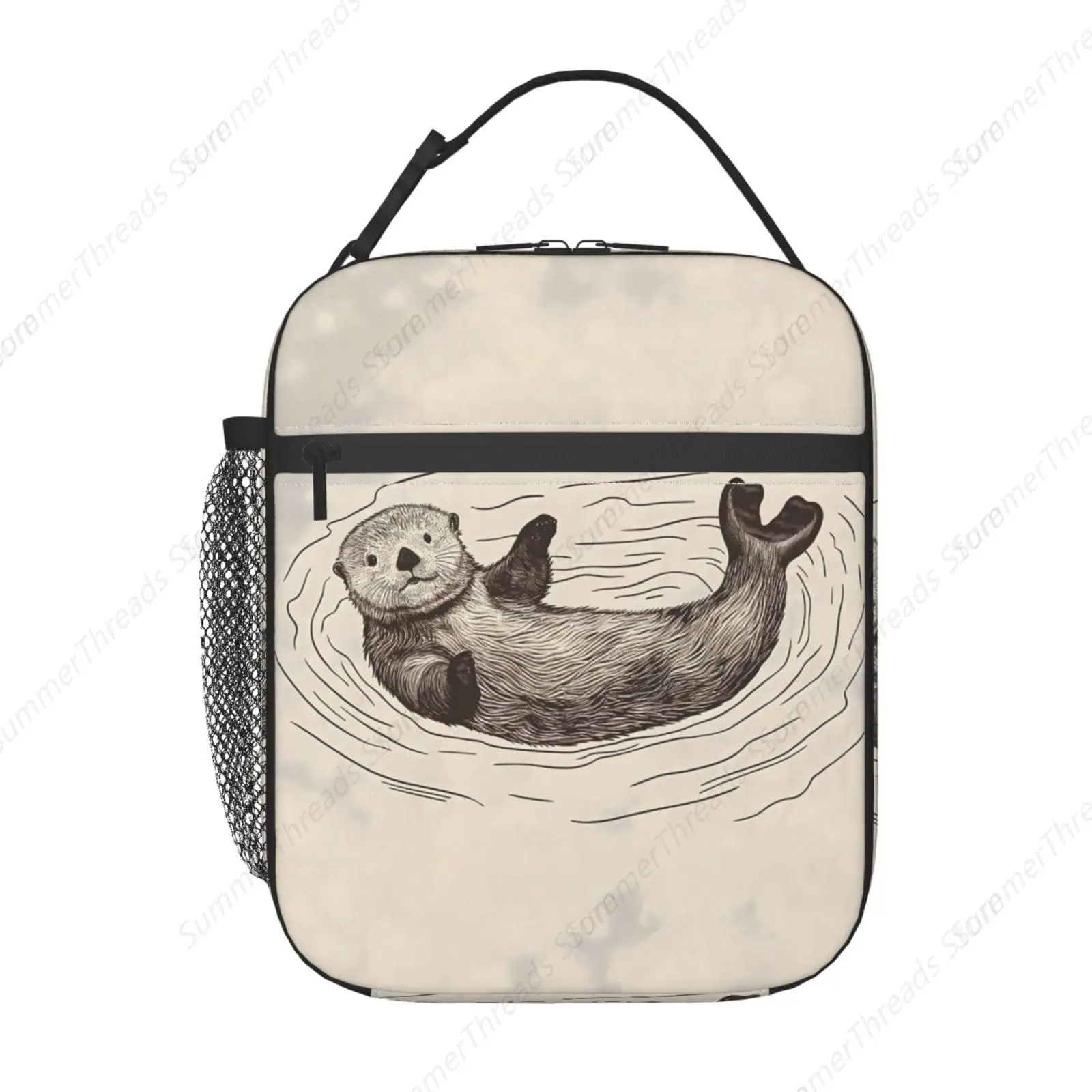 Cheerful Otter Lunch Box for Women Men, Insulated Lunch Box, Reusable Lunch Bag for Office, Work, Picnic, Travel
Cheerful Otter Lunch Box for Women Men, Insulated Lunch Box, Reusable Lunch Bag for Office, Work, Picnic, Travel