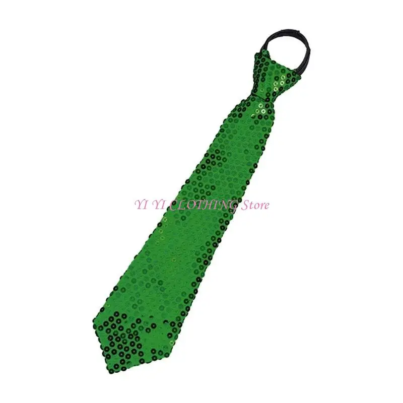 N5KF Unisex Pre-Tied Necktie with Adjustable Zipper Glitter Sequins Skinny Collar Tie
N5KF Unisex Pre-Tied Necktie with Adjustable Zipper Glitter Sequins Skinny Collar Tie