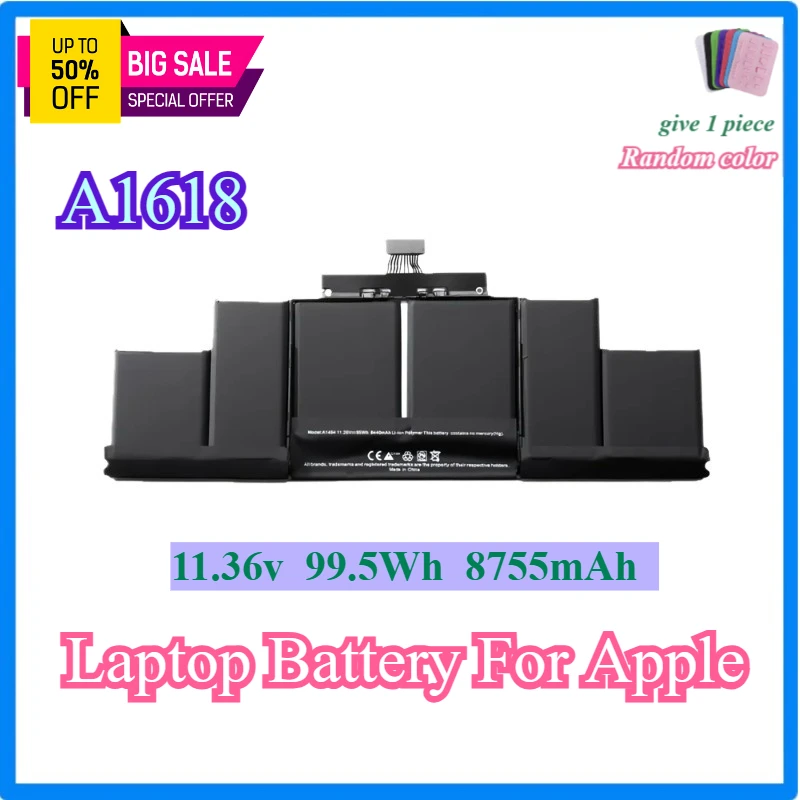 A1494 A1618 Laptop Battery for Apple Macbook Pro 15" A1398 Retina (ME293 ME294 MGXA2 MGXC2 Late 2013 and Mid 2015)
A1494 A1618 Laptop Battery for Apple Macbook Pro 15" A1398 Retina (ME293 ME294 MGXA2 MGXC2 Late 2013 and Mid 2015)