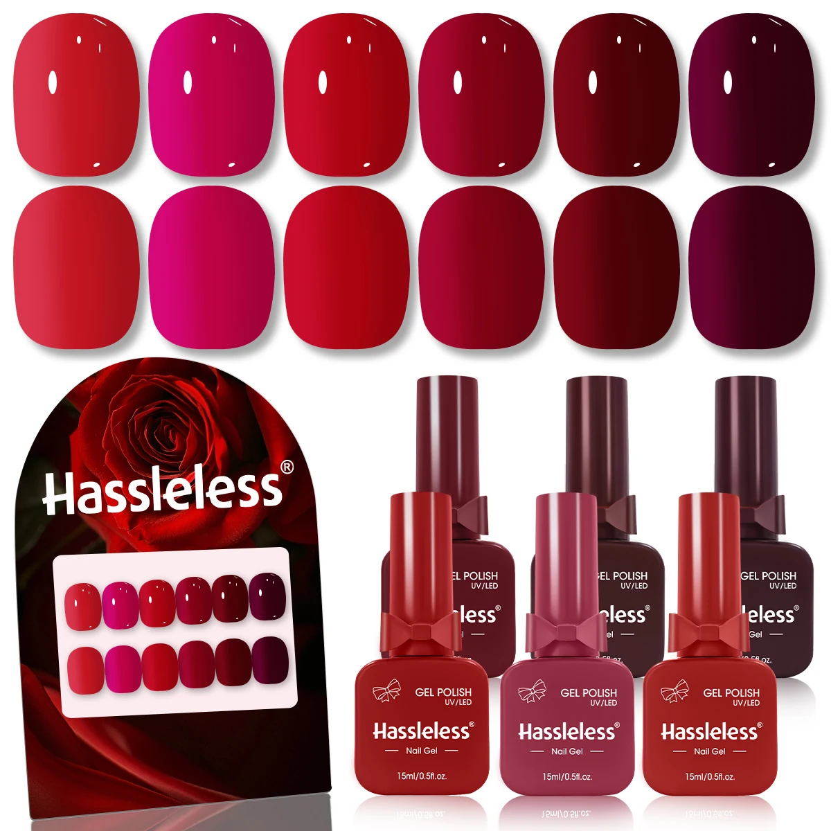 6-piece nail polish set, 15ml/bottle, suitable for all seasons, semi-permanent, easy to apply, DIY nail art designs, colorful na
6-piece nail polish set, 15ml/bottle, suitable for all seasons, semi-permanent, easy to apply, DIY nail art designs, colorful na