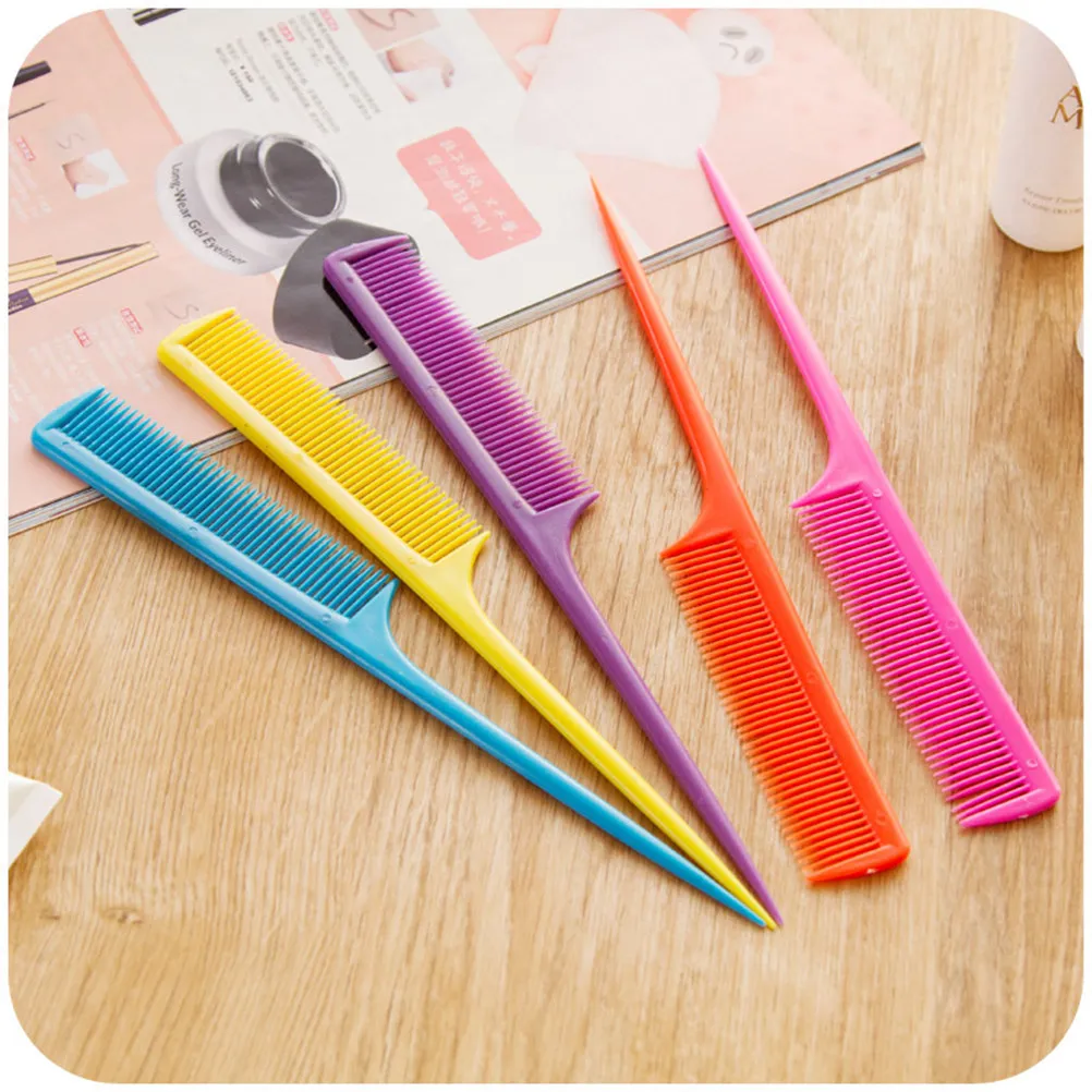 5Pcs Anti-Static Fine Tooth Comb for Hair Styling Salon Home Use Sharp Tail Design Long Handle Smooth Drag Free Combing
5Pcs Anti-Static Fine Tooth Comb for Hair Styling Salon Home Use Sharp Tail Design Long Handle Smooth Drag Free Combing