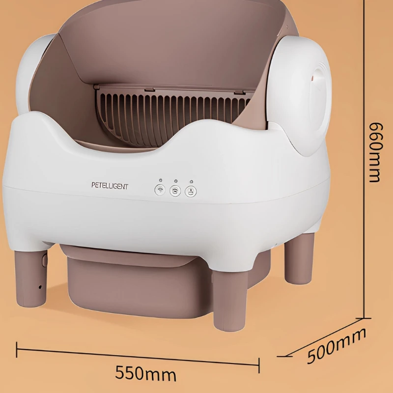 Smart Cat Litter Box Automatic Cat Toilet Self Cleaning Odor Control Large Capacity Waste Disposal Pet Accessories Products
Smart Cat Litter Box Automatic Cat Toilet Self Cleaning Odor Control Large Capacity Waste Disposal Pet Accessories Products