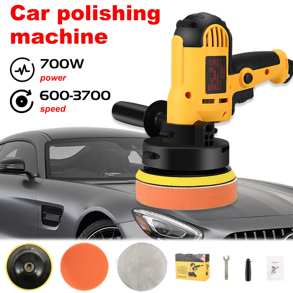 220V Electric Car Polisher Machine 700W 3700rpm Auto Polishing Machine Sander Small Portable Polish Tools
220V Electric Car Polisher Machine 700W 3700rpm Auto Polishing Machine Sander Small Portable Polish Tools