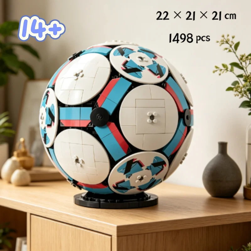 Hot Sale 1498PCS Sports World Football Building Blocks Model Building Creative Puzzle Assembling Toys for Friends Birthday Gifts
Hot Sale 1498PCS Sports World Football Building Blocks Model Building Creative Puzzle Assembling Toys for Friends Birthday Gifts