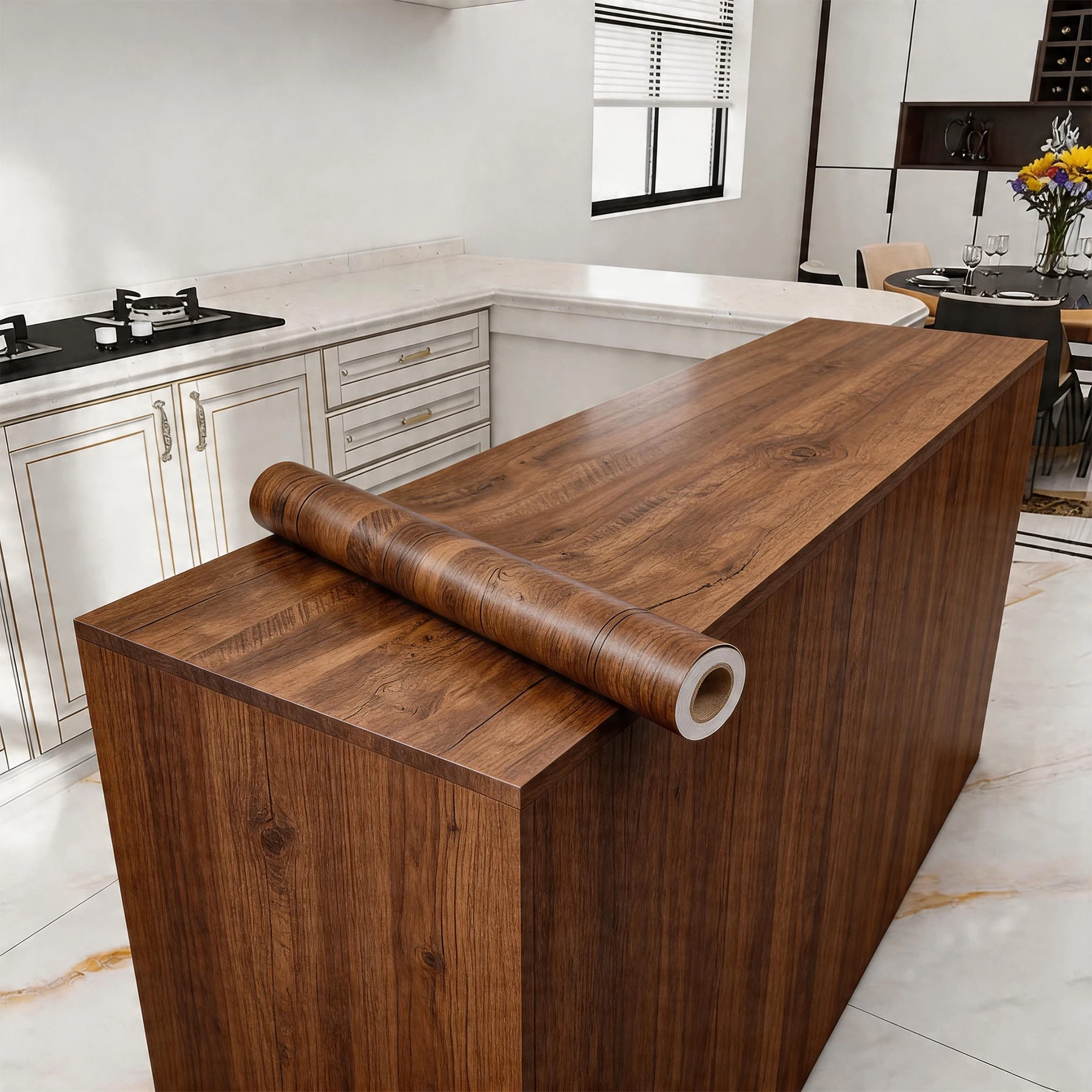 Wood Grain Self Adhesive Wallpaper Peel and Stick Wallpaper Kitchen Bathroom Contact Paper Modern Waterproof Wall Stickers
Wood Grain Self Adhesive Wallpaper Peel and Stick Wallpaper Kitchen Bathroom Contact Paper Modern Waterproof Wall Stickers