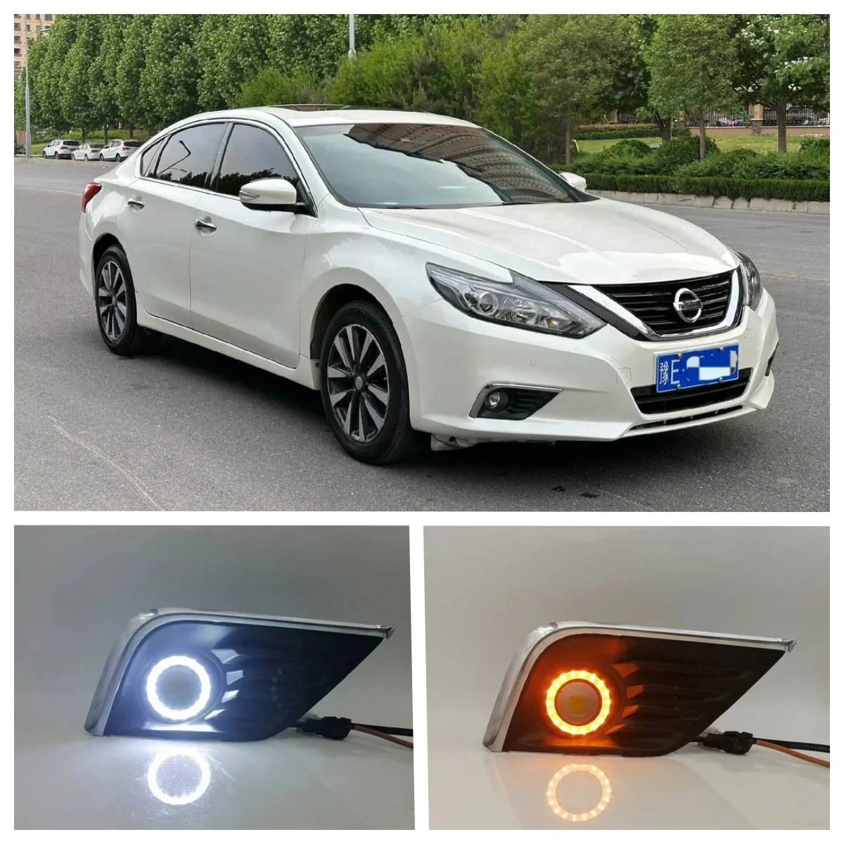 LED Fog Lights Assembly For Nissan Altima 2016 2017 2018 2019 Dual Color Angel Eye Daytime Running Lights Fog Lamp Accessories
LED Fog Lights Assembly For Nissan Altima 2016 2017 2018 2019 Dual Color Angel Eye Daytime Running Lights Fog Lamp Accessories