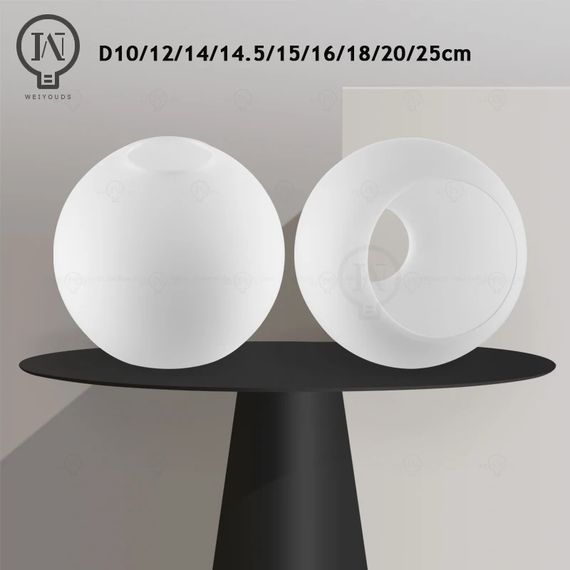 E27/E14 Opening White Globe Glass Lamp Shade Milky Glass Lampshade Replacement Part Lighting Accessory for Chandelier
E27/E14 Opening White Globe Glass Lamp Shade Milky Glass Lampshade Replacement Part Lighting Accessory for Chandelier