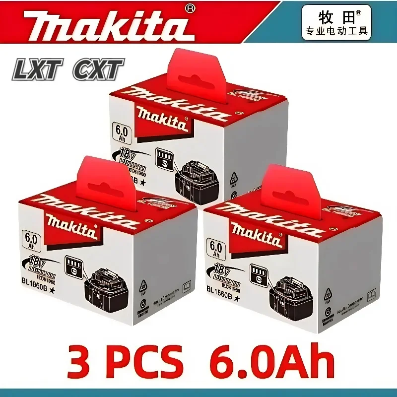Makita 18V 6.0Ah Rechargeable Battery Compatible with BL1830 BL1830B BL1840 BL1840B BL1850 BL1850B Power Tools
Makita 18V 6.0Ah Rechargeable Battery Compatible with BL1830 BL1830B BL1840 BL1840B BL1850 BL1850B Power Tools
