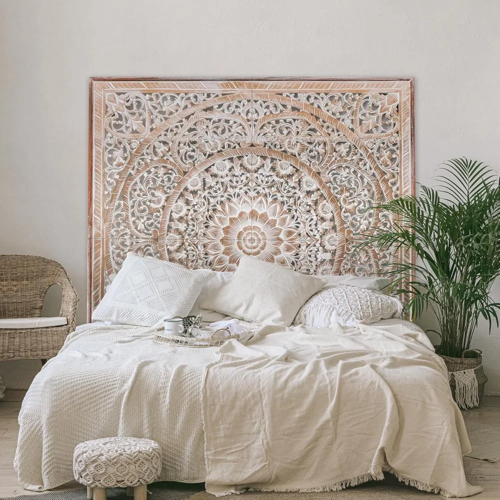 Wall Mounted Wooden Headboard Country Style | Fully Carved Headboard | Full Size Wooden Headboard Bed
Wall Mounted Wooden Headboard Country Style | Fully Carved Headboard | Full Size Wooden Headboard Bed